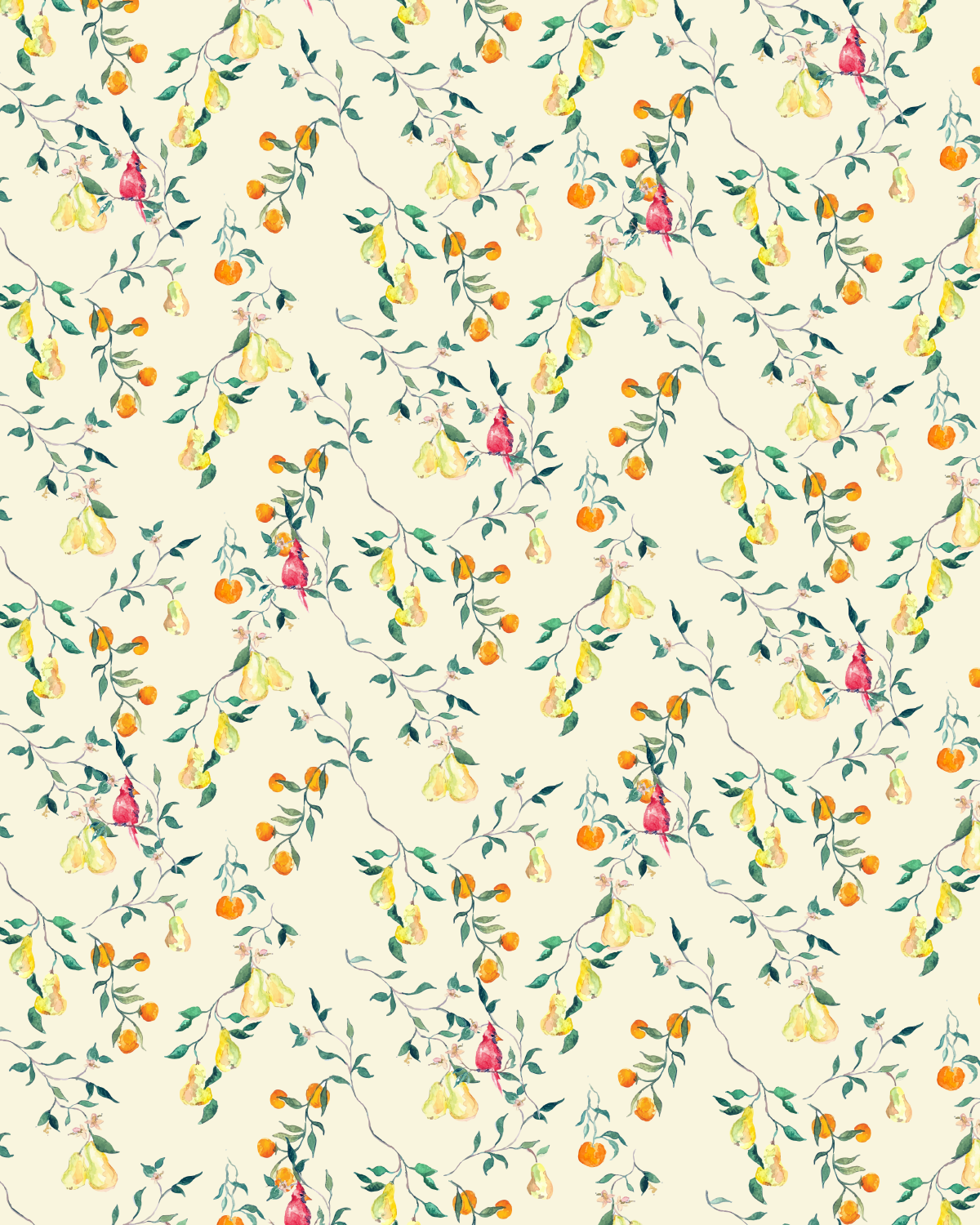 Citrus Garden Wrapping Paper