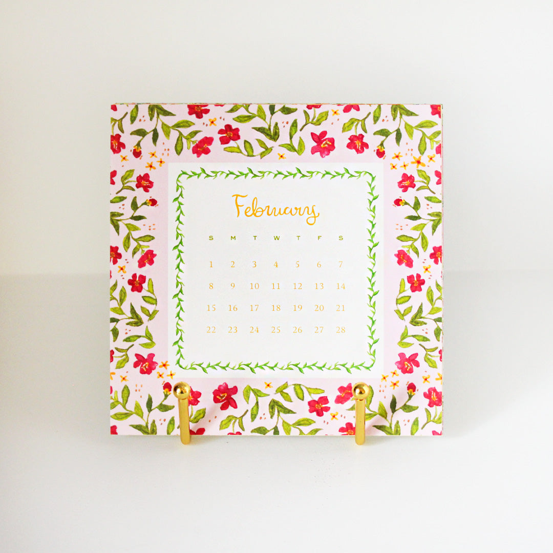 2026 Monthly Desk Calendar