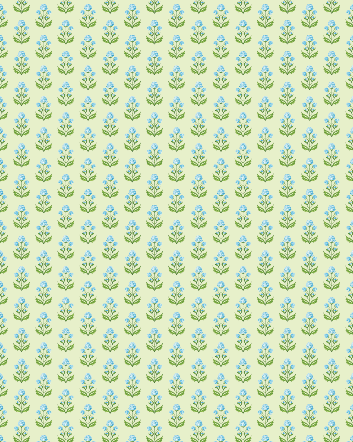 Hydrangea Wrapping Paper