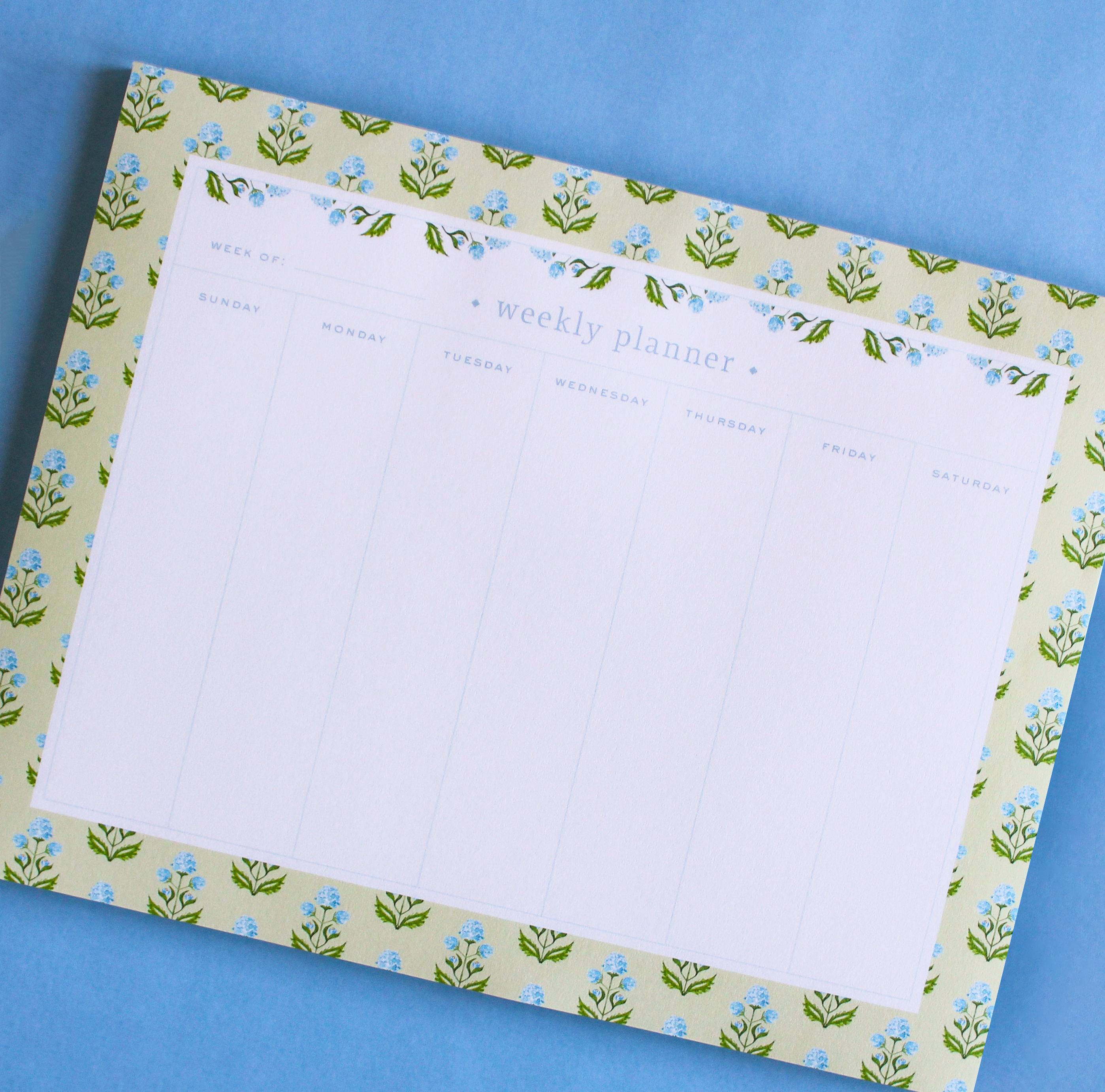 Hydrangea Planning Notepad