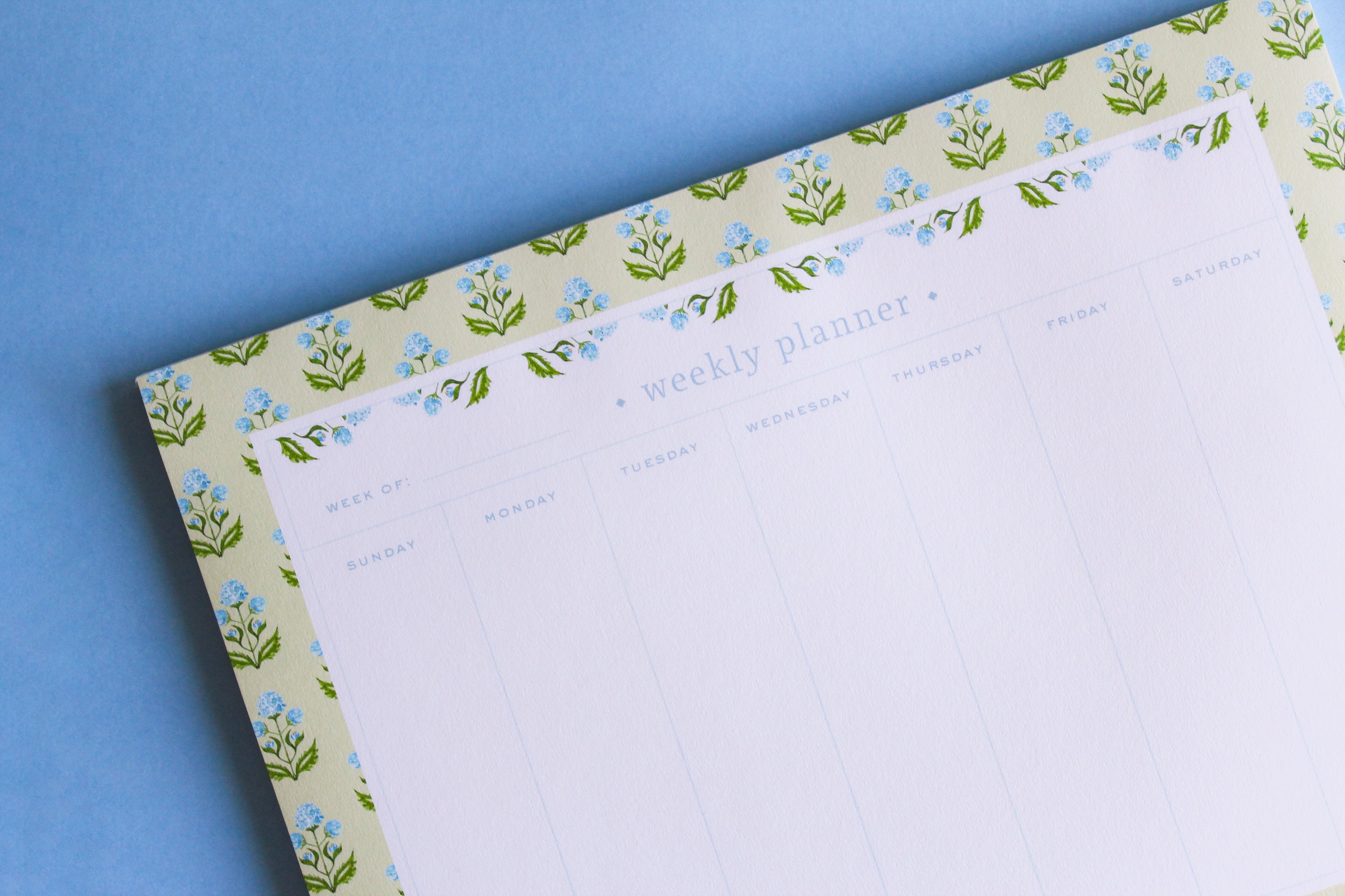 Hydrangea Planning Notepad
