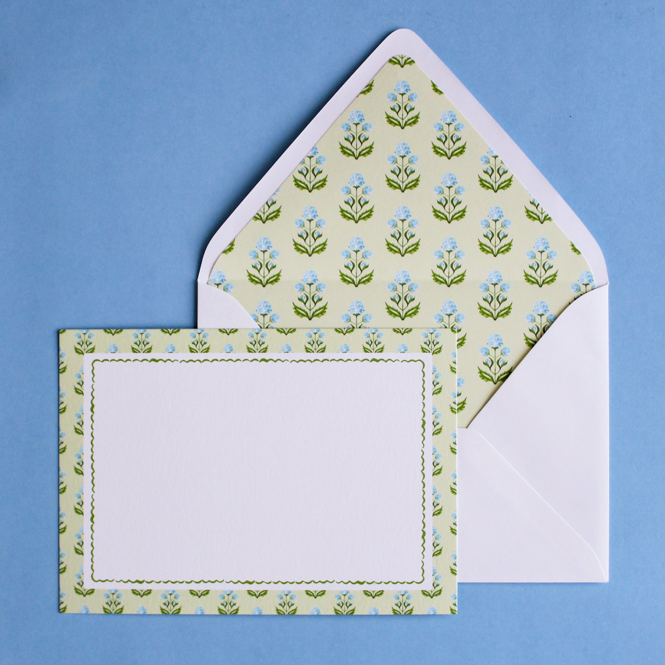 Hydrangea Stationery Set