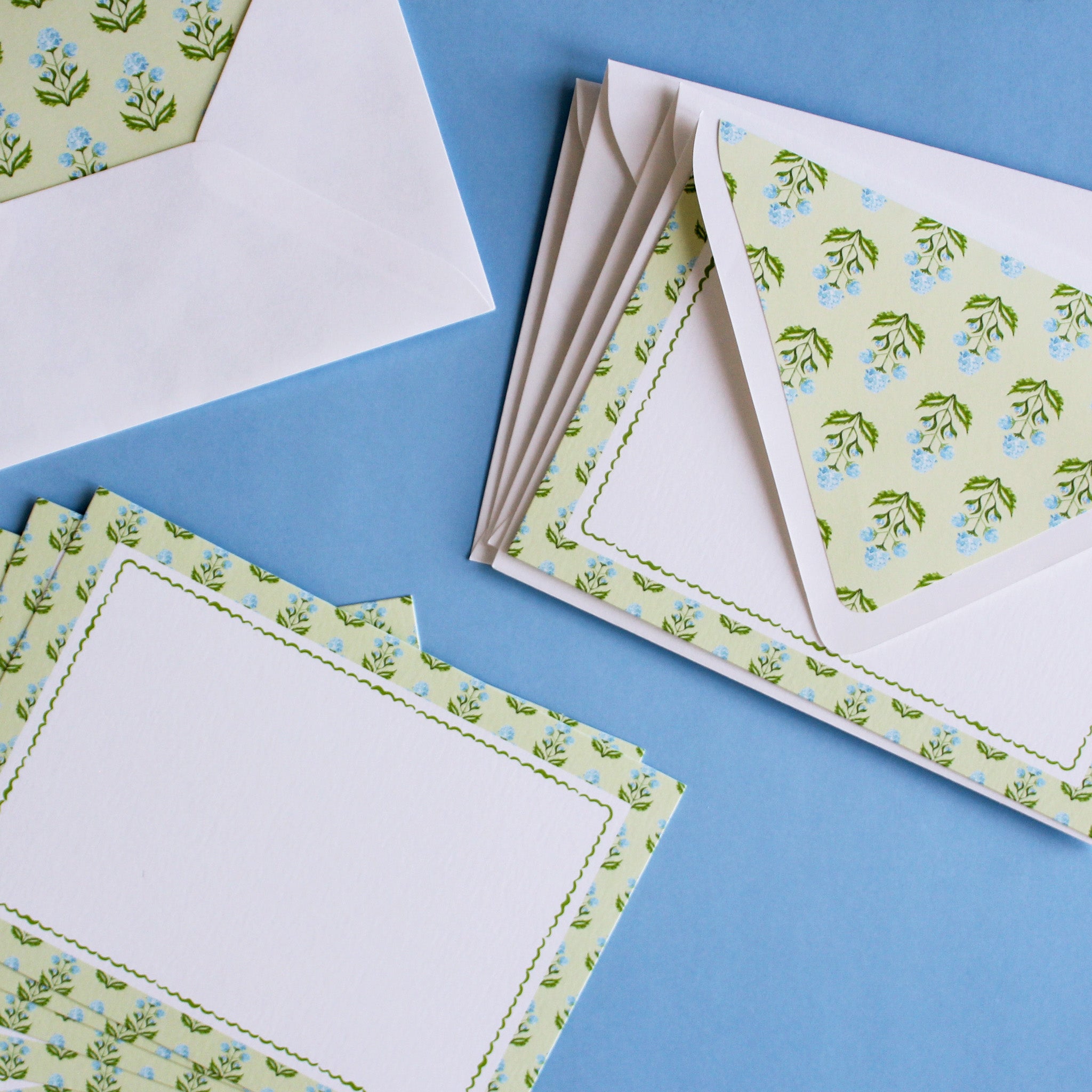 Hydrangea Stationery Set