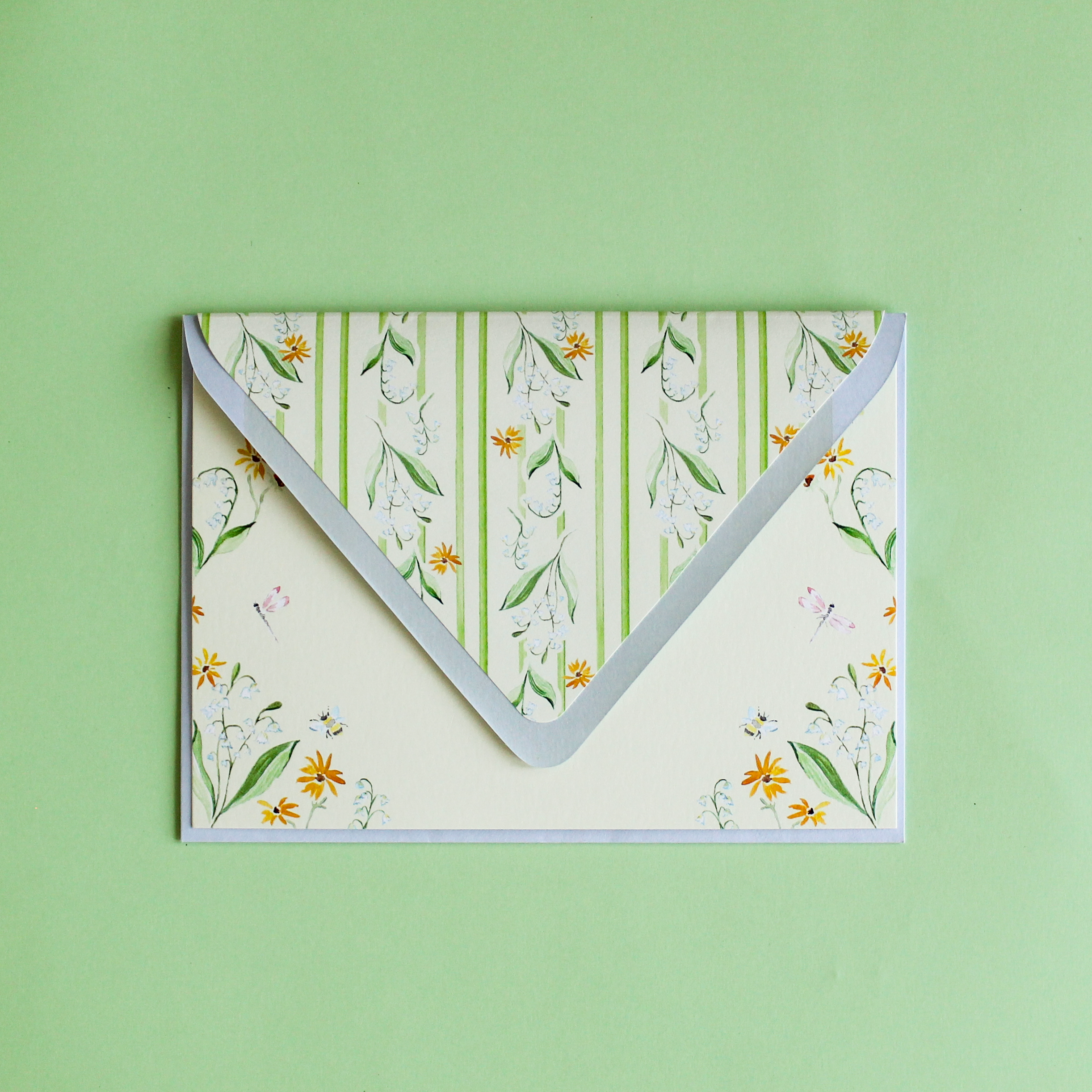 Lily of the Valley Stationery Set