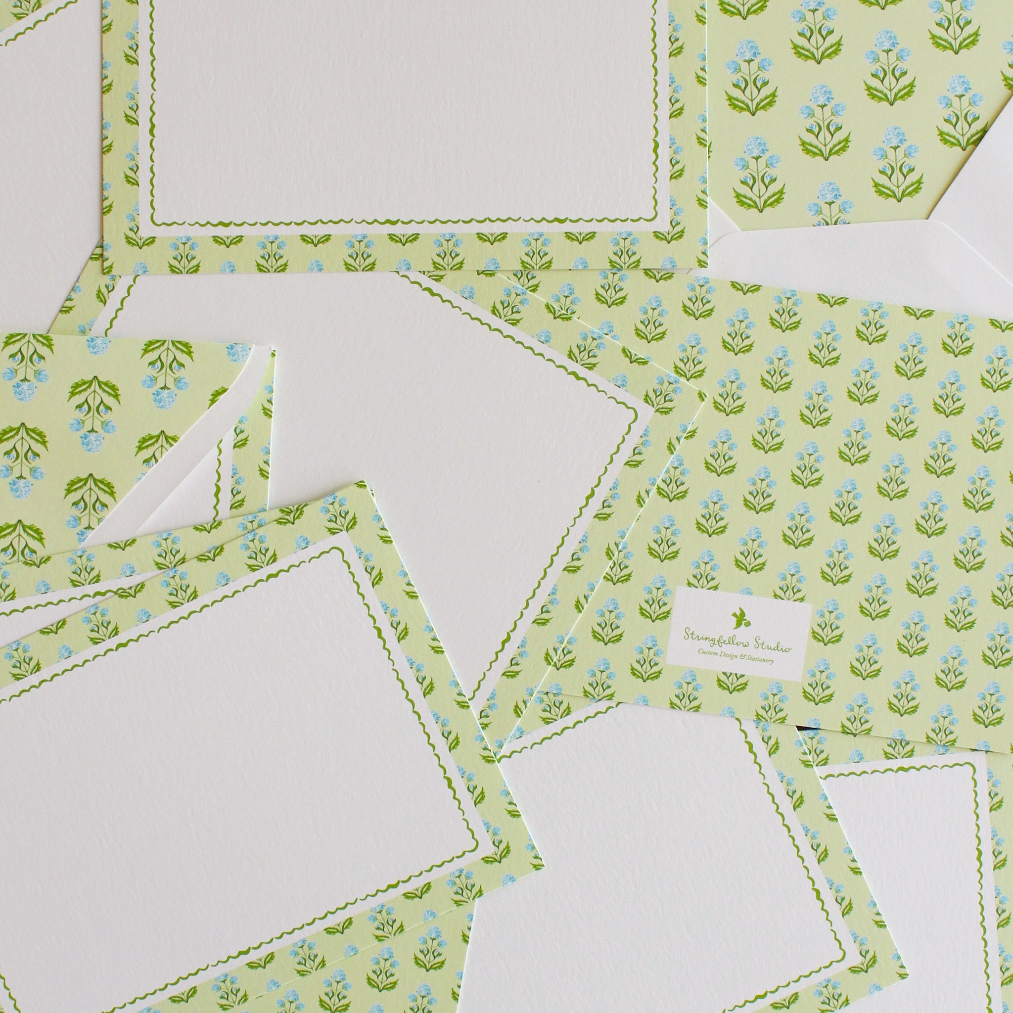 Hydrangea Stationery Set