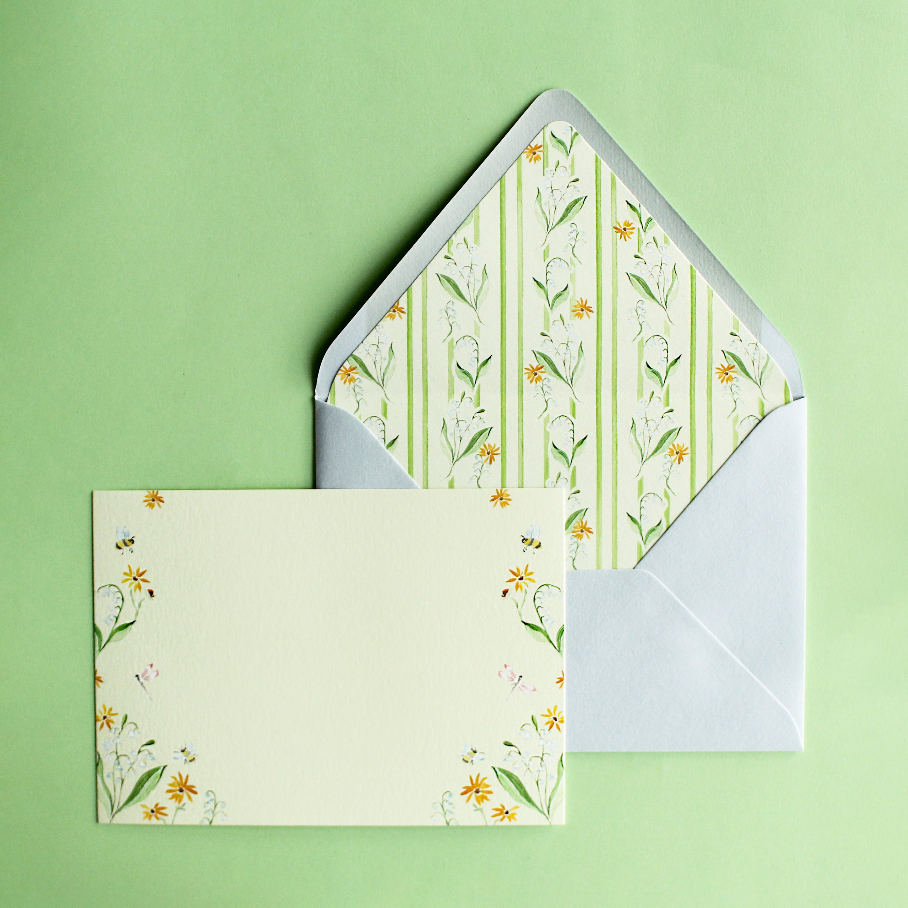 Lily of the Valley Stationery Set