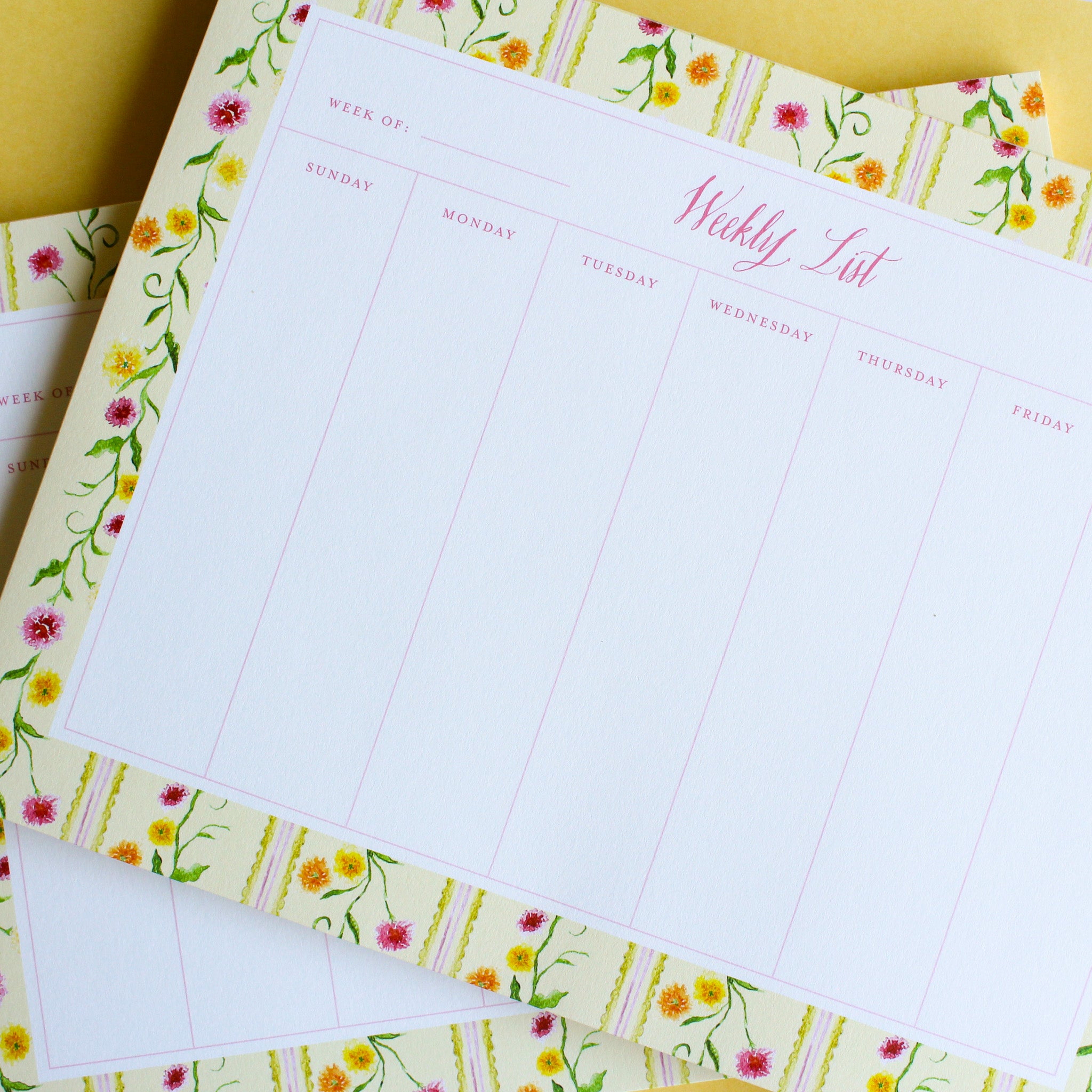Dahlia Planning Notepad
