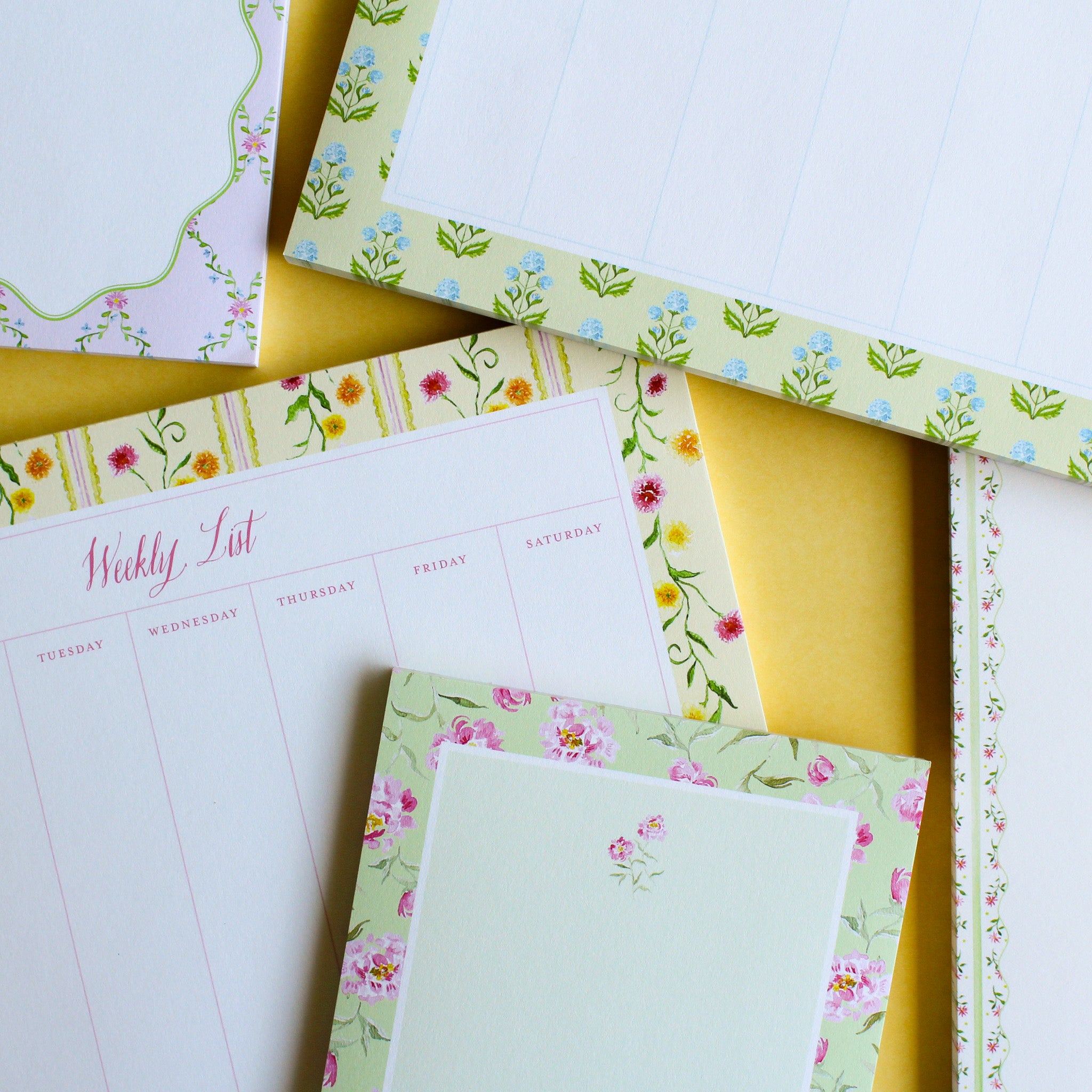 Dahlia Planning Notepad