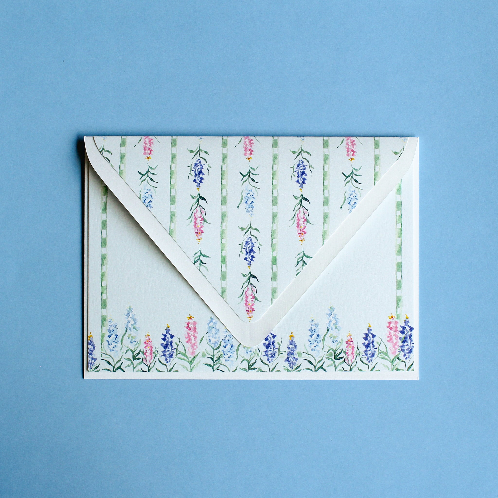 Delphinium Stationery Set